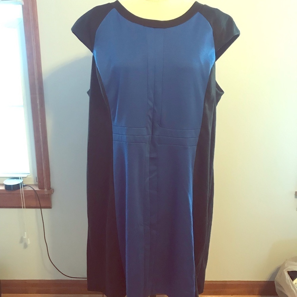 NY Collection Body Con Illusion Dress 3X